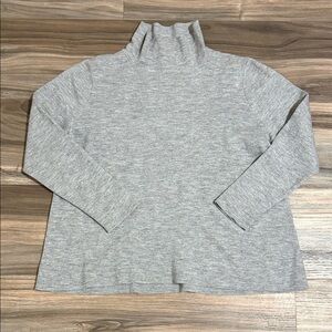 Eileen Fisher Gray Turtleneck Sweater